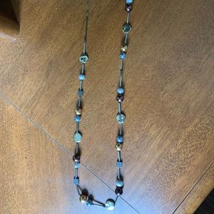 Metallic bead necklace by Lucky Brand